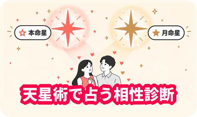 天星術で占う恋愛相性診断